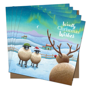 Moonlight and Magic Christmas Card Pack of 10