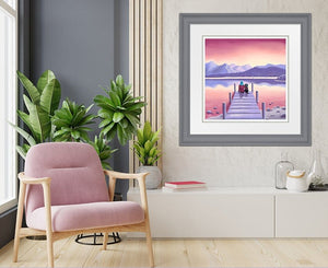 A Pawfect Place by the Water - Original Artwork
