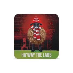 Ha'way the Lads Single Coaster