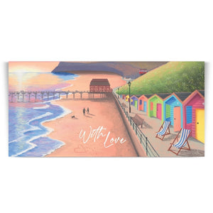 Sunrise Stroll By The Sea - With Love Greetings Card