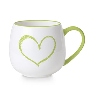 Green Heart Mug