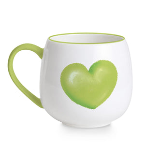 Green Heart Mug