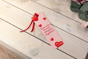 Red Hearts Bookmark