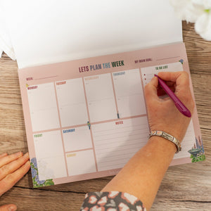 Weekly Desk Planner
