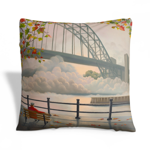 Fog on the Tyne - Cushion