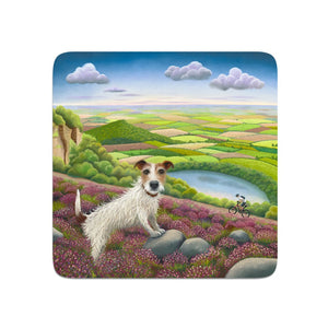 One Vet and His Dog Single Coaster