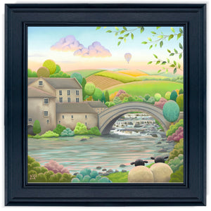 Morning Light on Aysgarth Falls - Original Artwork