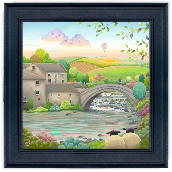 Morning Light on Aysgarth Falls - Original Artwork
