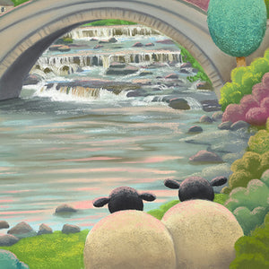 Morning Light on Aysgarth Falls - Original Artwork