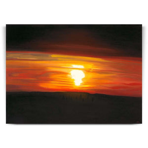 Sunset Ablaze - Original Artwork
