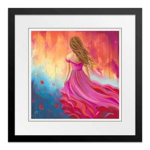Passion 18" Framed in Black