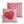 Pink & Red Hearts - Cushion