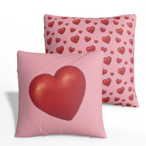 Pink & Red Hearts - Cushion