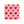 Pink & Red Heart Repeat Pattern Coaster