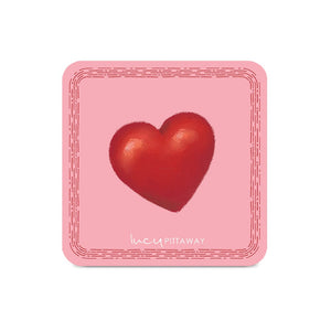 Pink & Red Heart Coaster