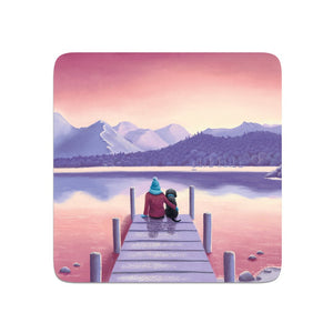 A Pawfect Place by the Water - Single Coaster