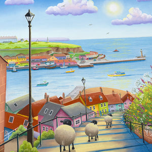 Woolly Wandereres in Whitby Jigsaw Puzzle