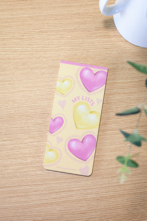 Butter & Pink Hearts To Do List