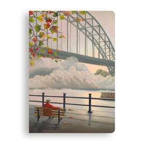 Fog on the Tyne - A5 Notebook