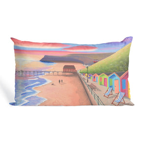 Sunrise Stroll by the Sea - Cushion