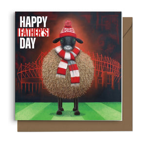 Up the Boro - Fathers Day Greetings Card