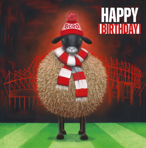 Up the Boro - Happy Birthday Card