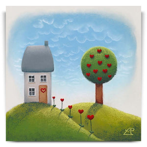 Hearts and Flowers - Original Artwork