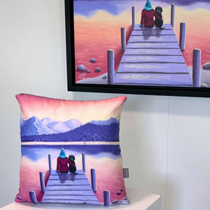 A Pawfect Place by the Water - Cushion