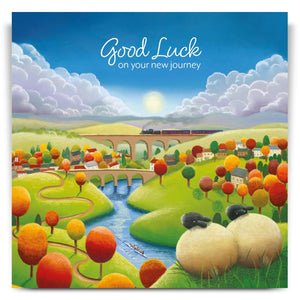 Watching The World To By - Greetings Card