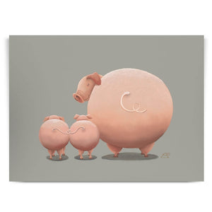 Pig Tails - Original Artwork