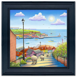 Woolly Wanderers in Whitby - Original Artwork