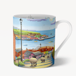 Woolly Wanderers in Whitby - Fine Bone China Mug