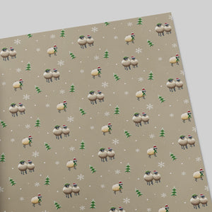 Christmas Wrapping Paper - Oatmeal