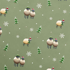 Christmas Wrapping Paper - Pine Green
