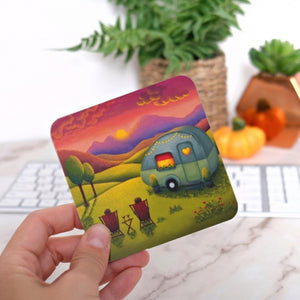 Our Happy Place Single Coaster