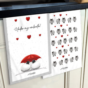 Under My Umbrella - Tea Towel