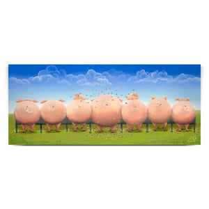 Greedy Pig - Original Artwork