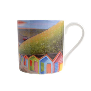 Sunrise Stroll by the Sea - Fine Bone China Mug