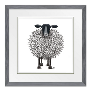 Penelope 10" Framed in Black