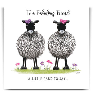 Dressed to Impress - To a Fabulous Friend Greetings Card