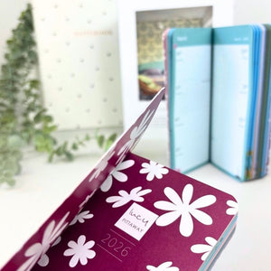 2026 Slim Diary Floral