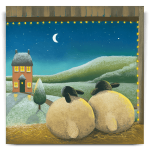 A Cosy Spot On A Starry Winter's Night - Original Artwork