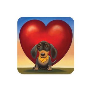 Puppy Love Single Coaster