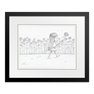 Sunflowers and Smiles Limited Edition Sketch