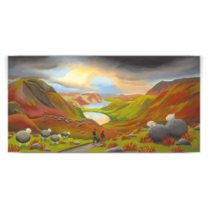 Happy Hiking - Original Artwork