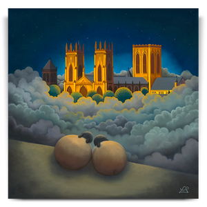 Night Lights on York Minster - Original Artwork