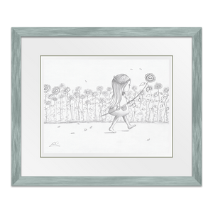 Sunflowers and Smiles Limited Edition Sketch