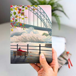 Fog on the Tyne - A5 Notebook