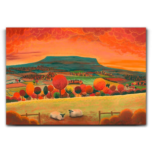 Sunset on Pen Hill - Original Artwork