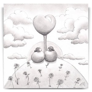 My Heart Belongs to Ewe Original Artist Sketch